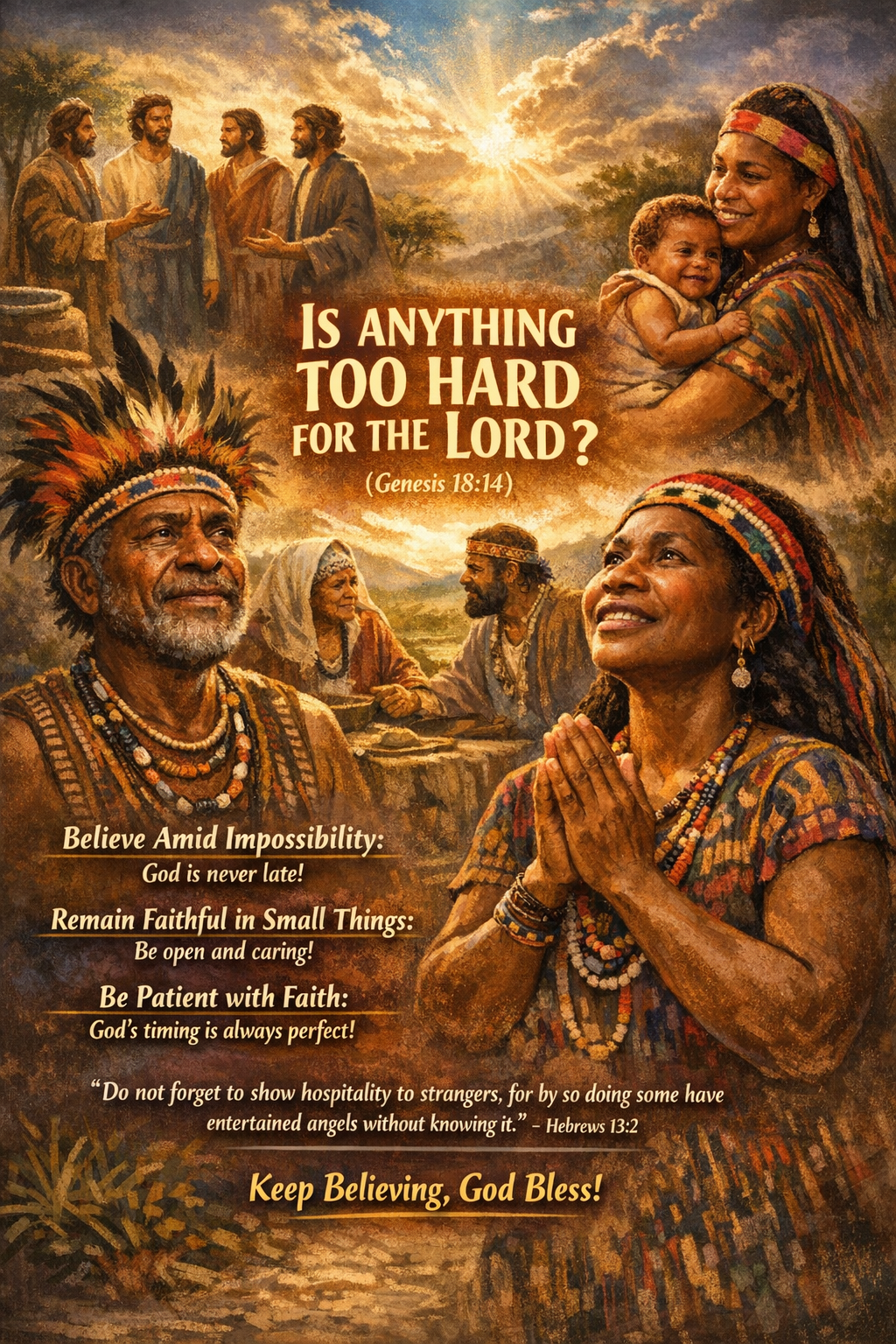 Adakah Sesuatu Apapun Yang Mustahil Untuk Tuhan ? (Kejadian 18 : 14)